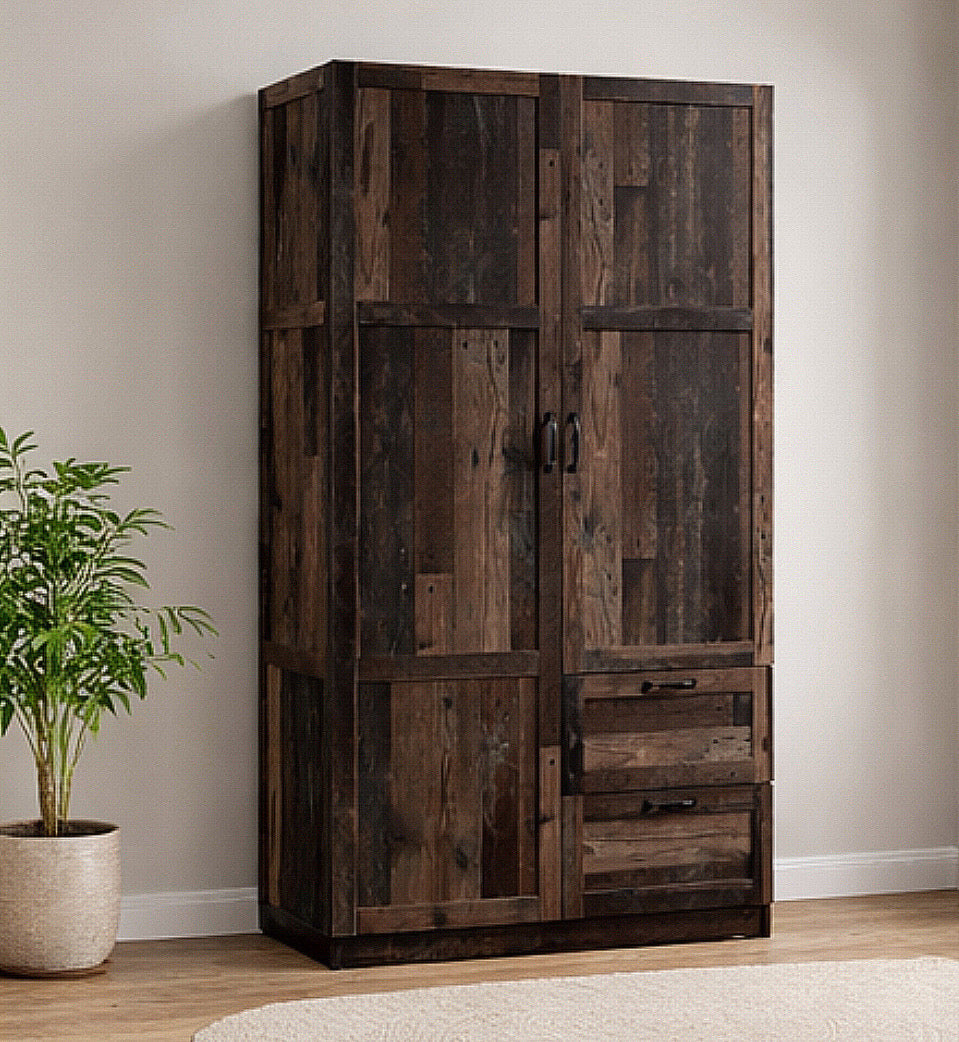 40” Armoire w/ 2 Drawers