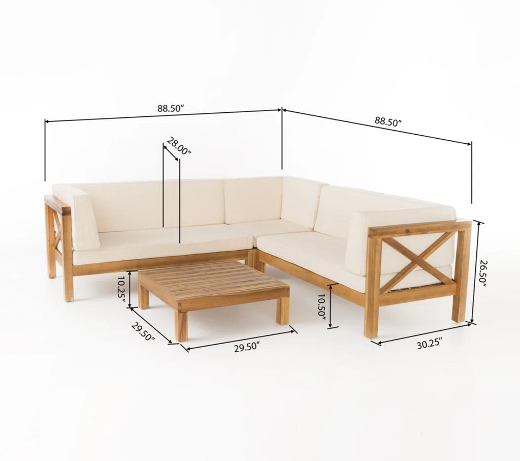 Backyard Sofa Set w/ Cushions