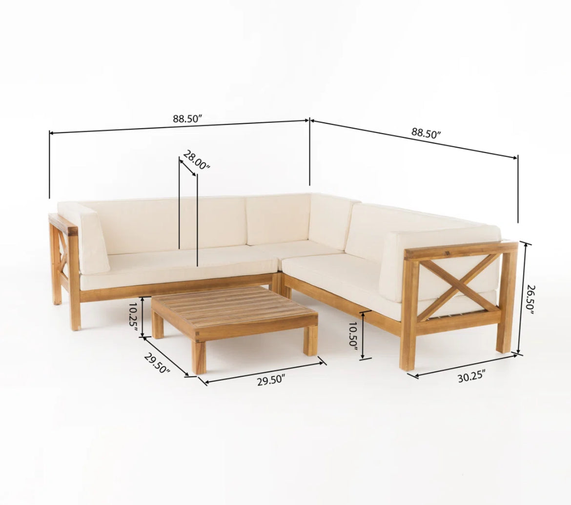 Backyard Sofa Set w/ Cushions