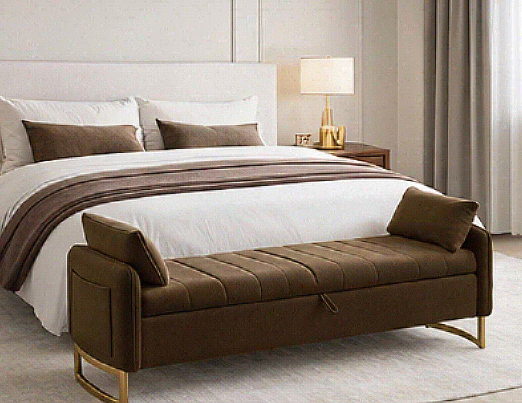 66" King-Size Storage Bench