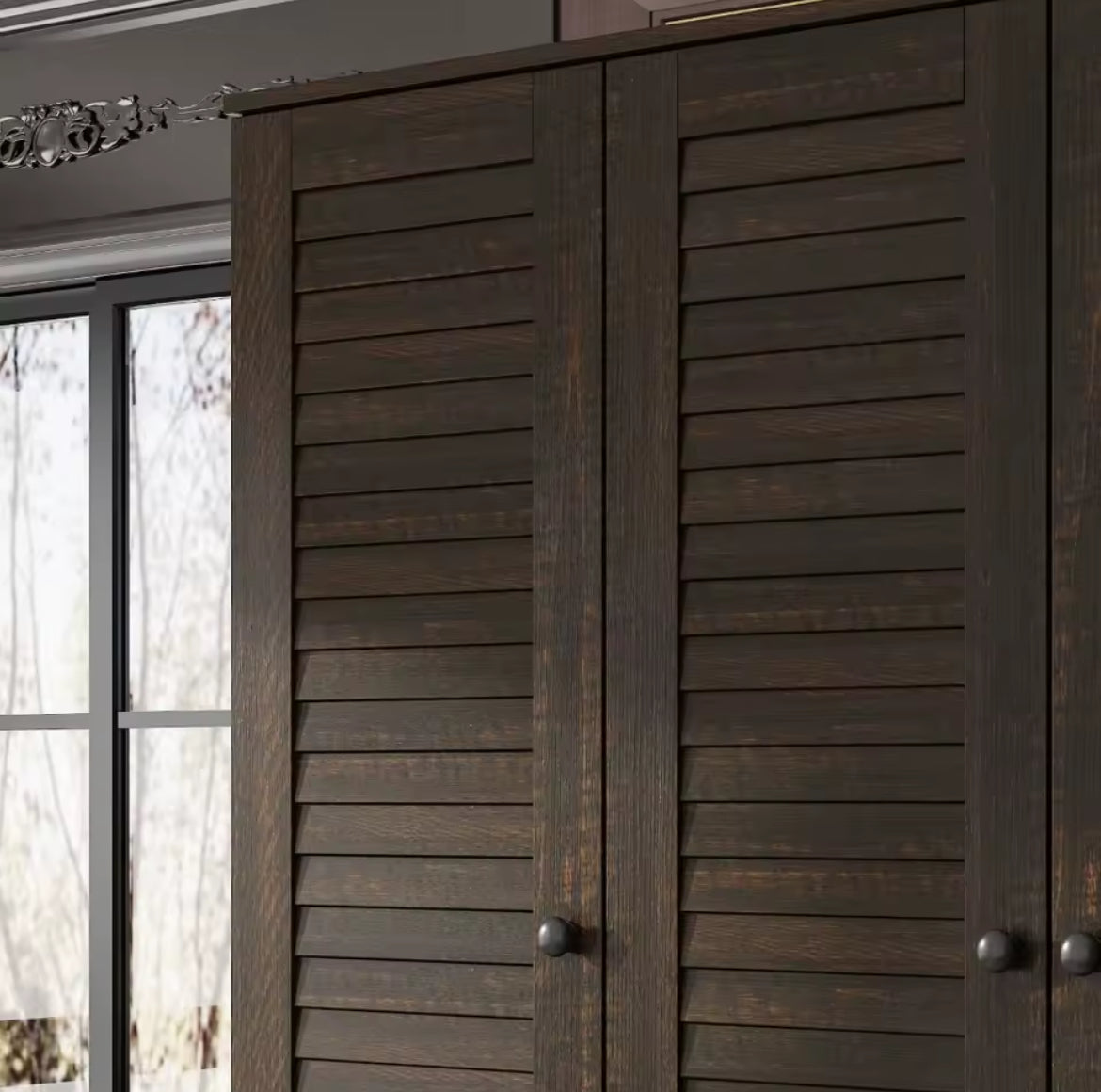 59” Double Wardrobe w/ 5
Drawers