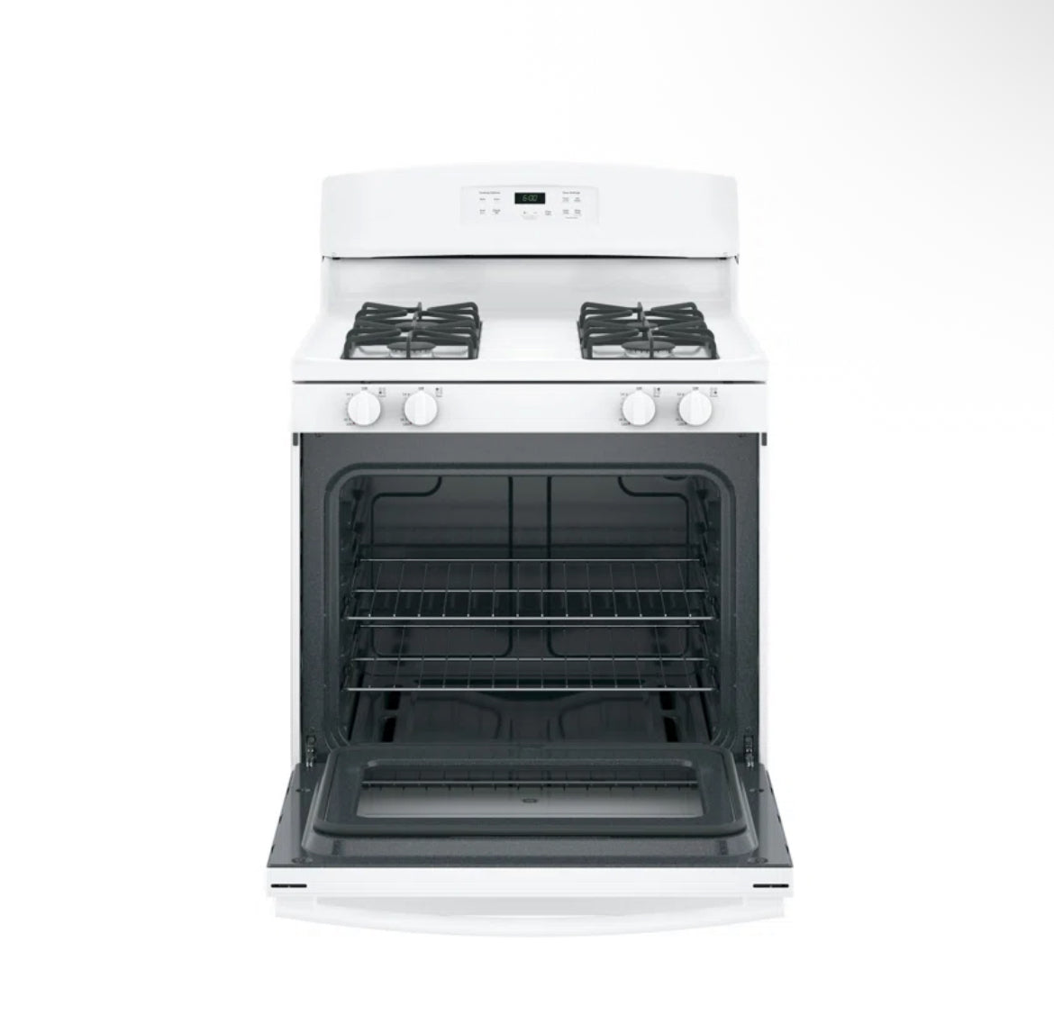 GE 30" 4.8 Cubic Feet Gas Stove w/ Safety Lock