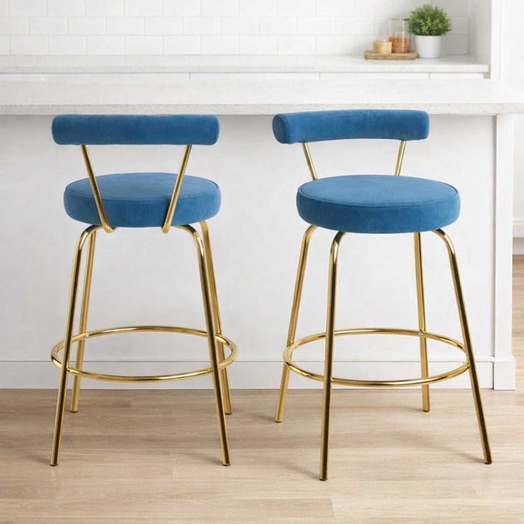 25.5” Modern Counter Stools (Set of 2)