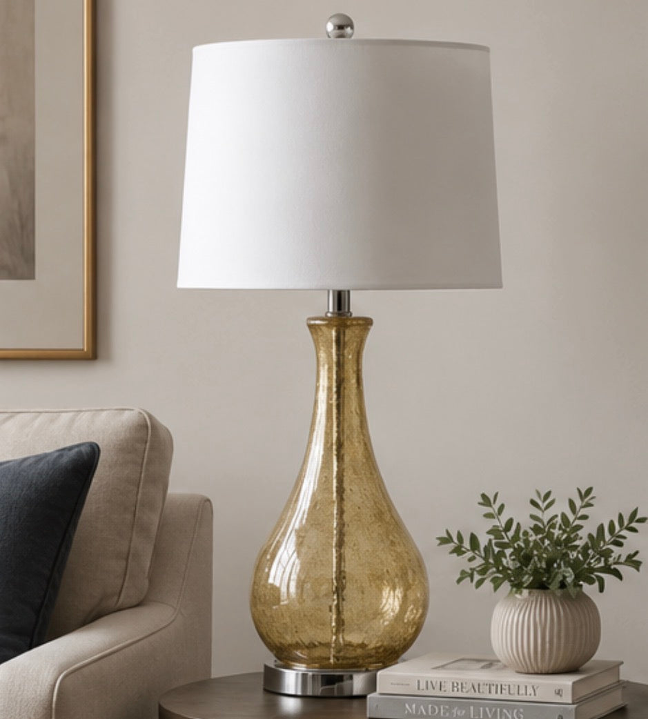 Lovely Glass Table Lamp