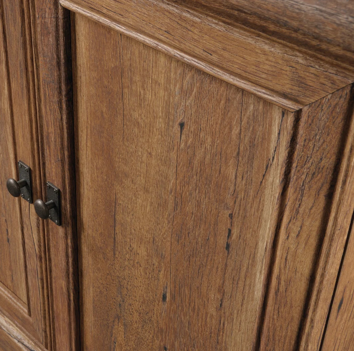 Farmhouse Bookshelf w/ Storage Cabinet