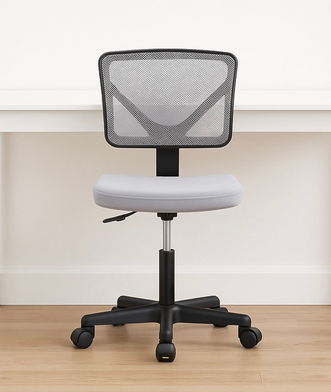 Mesh Armless Office Chair w/ Lumbar Support