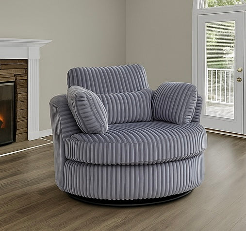 Swivel Barrel Chair