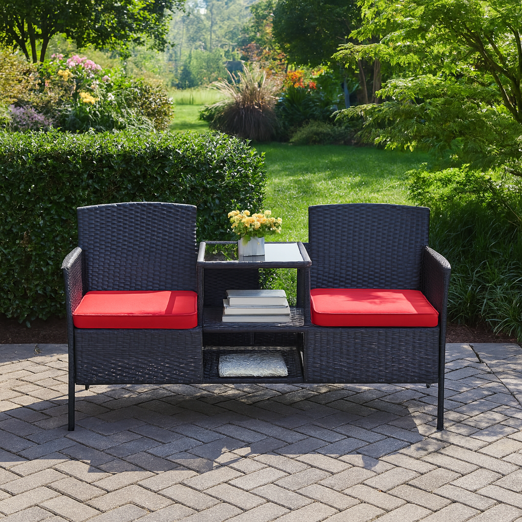 2-Seat Outdoor Furniture Patio Set