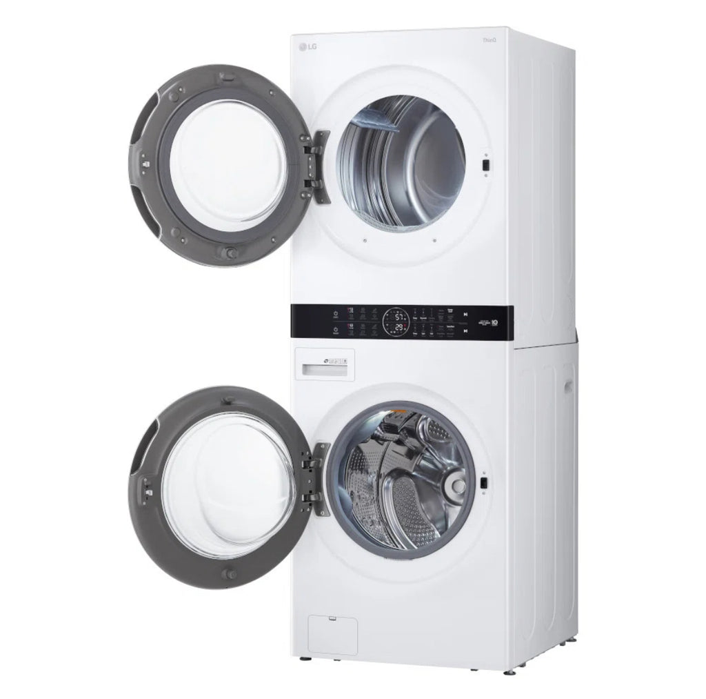LG Dryer & Front Load WashTower w/ Center Control Washer