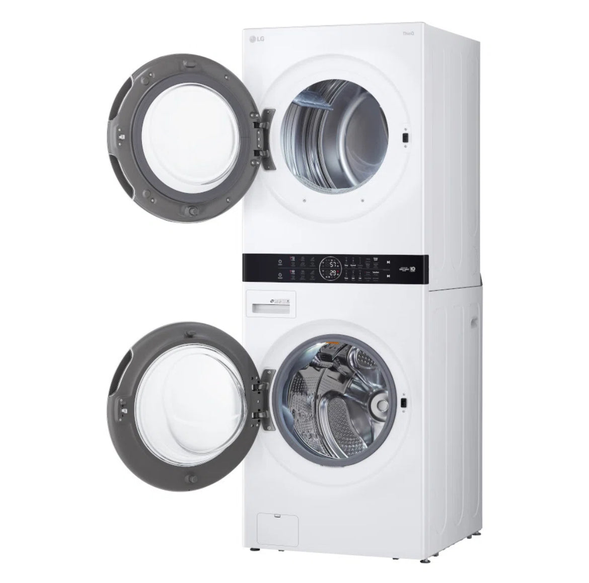 LG Dryer & Front Load WashTower w/ Center Control Washer