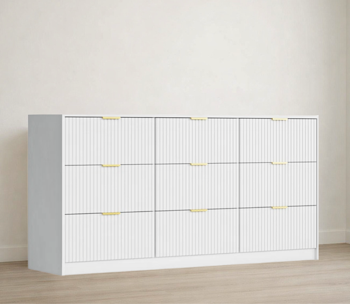 9-Drawer Modern Dresser