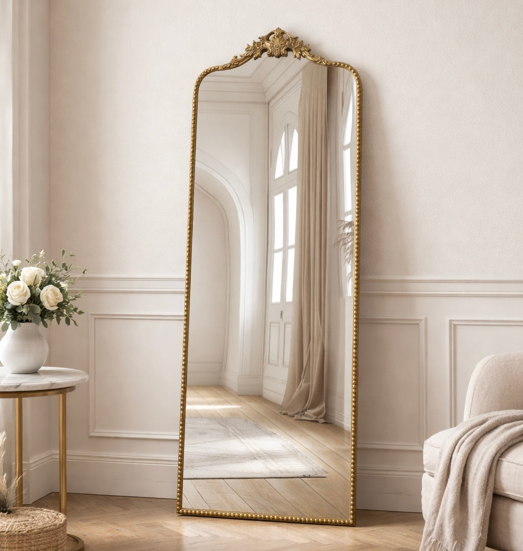 Antique Full Length Standing Mirror