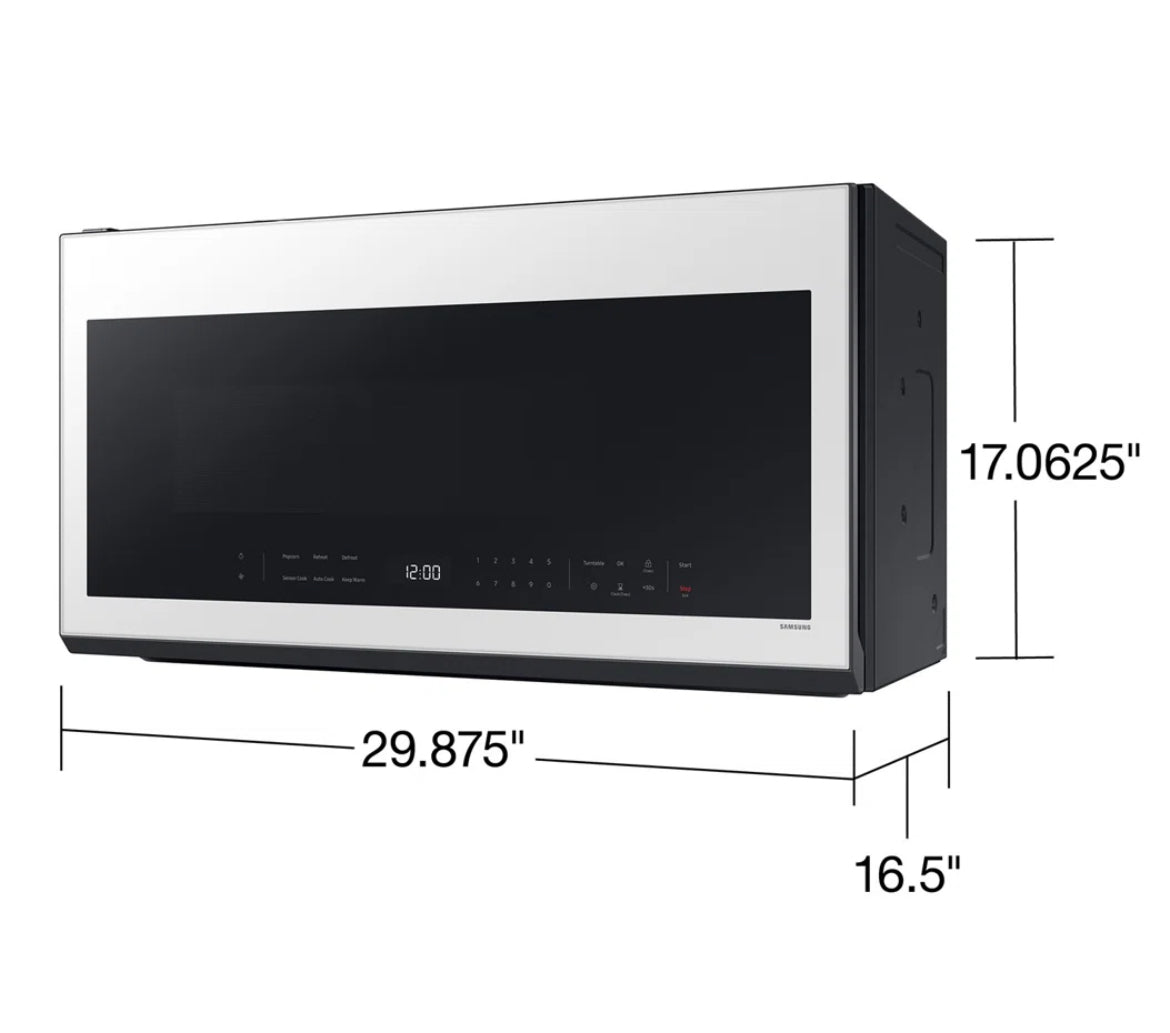Samsung 21 Cubic Feet Over-the-Range Microwave w/ Wi-Fi