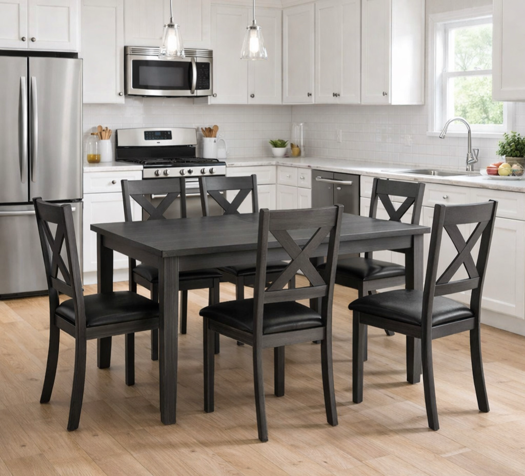 7-Piece Dining Table Set for 6