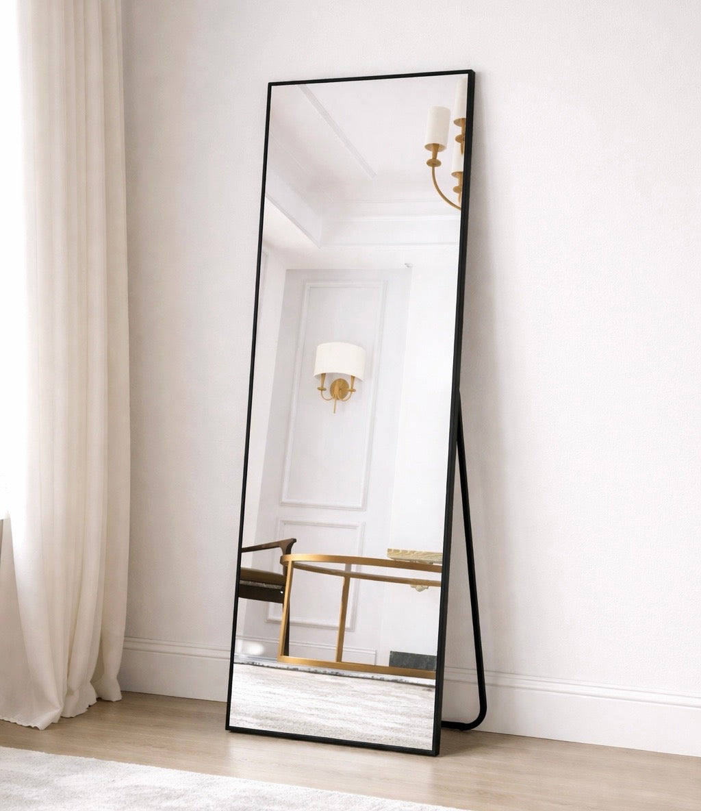 Rectangular Aluminum Alloy Framed Mirror