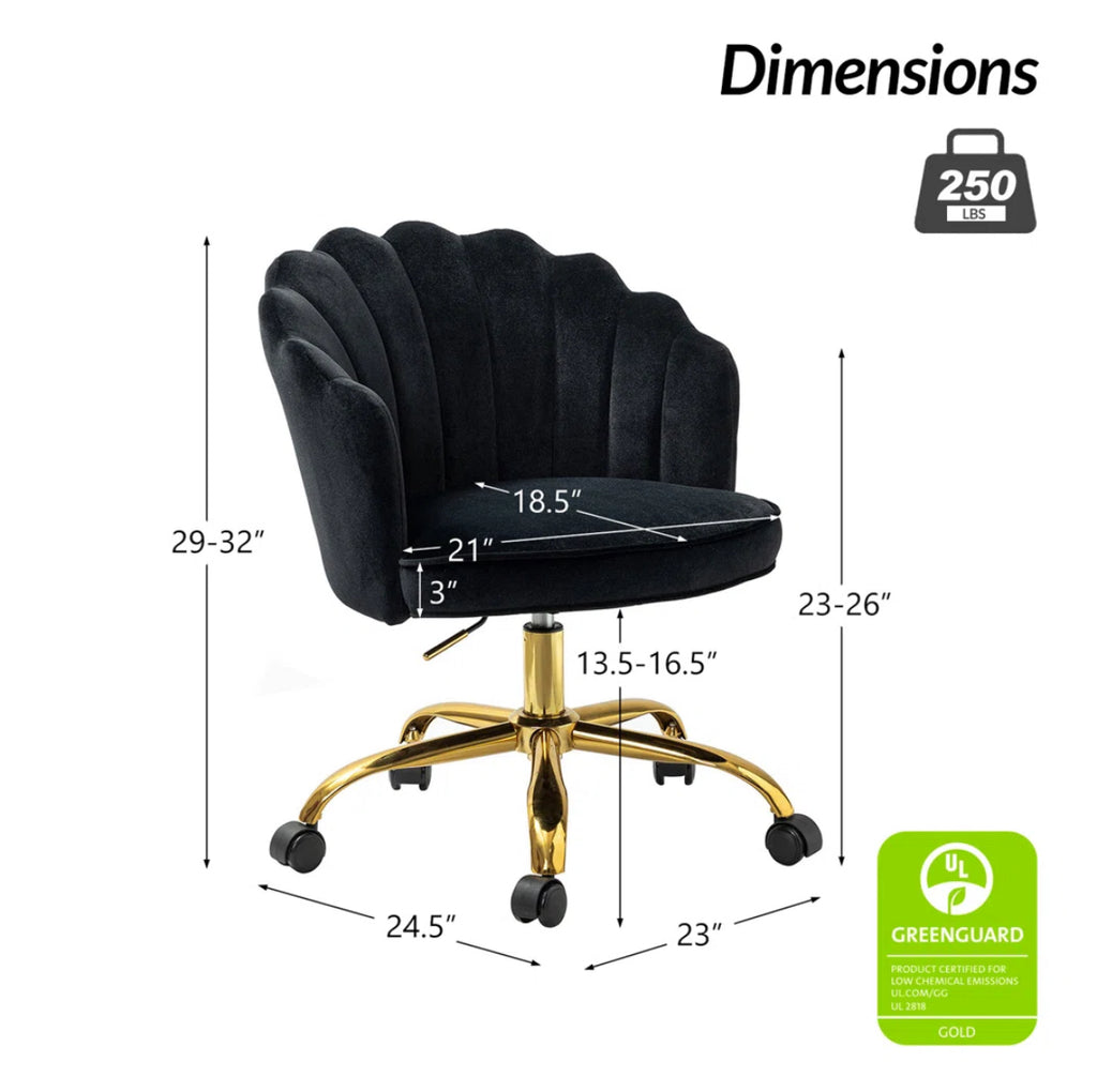 Modern Task Chair w/ Tufted Back