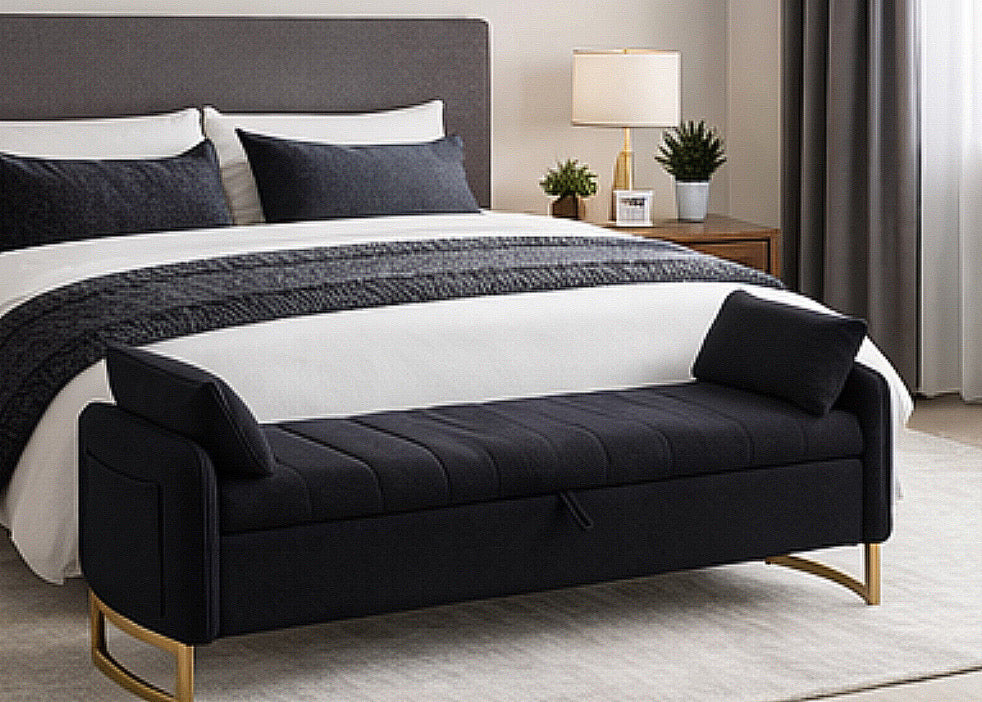 66" King-Size Storage Bench