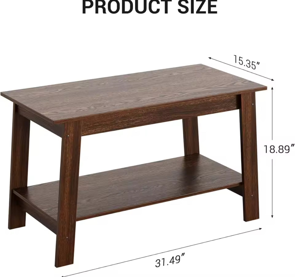 Low Rectangular Coffee Table