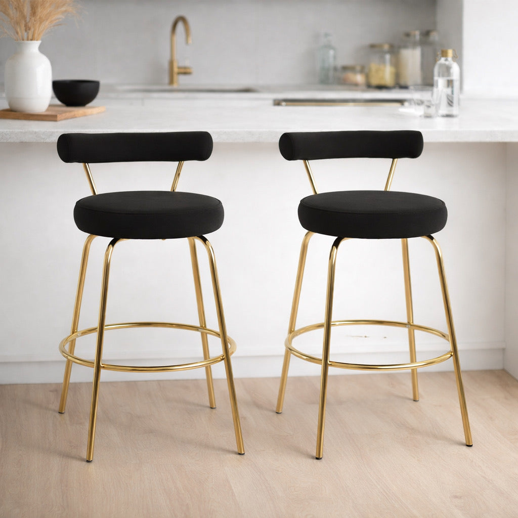 25.5” Modern Counter Stools (Set of 2)