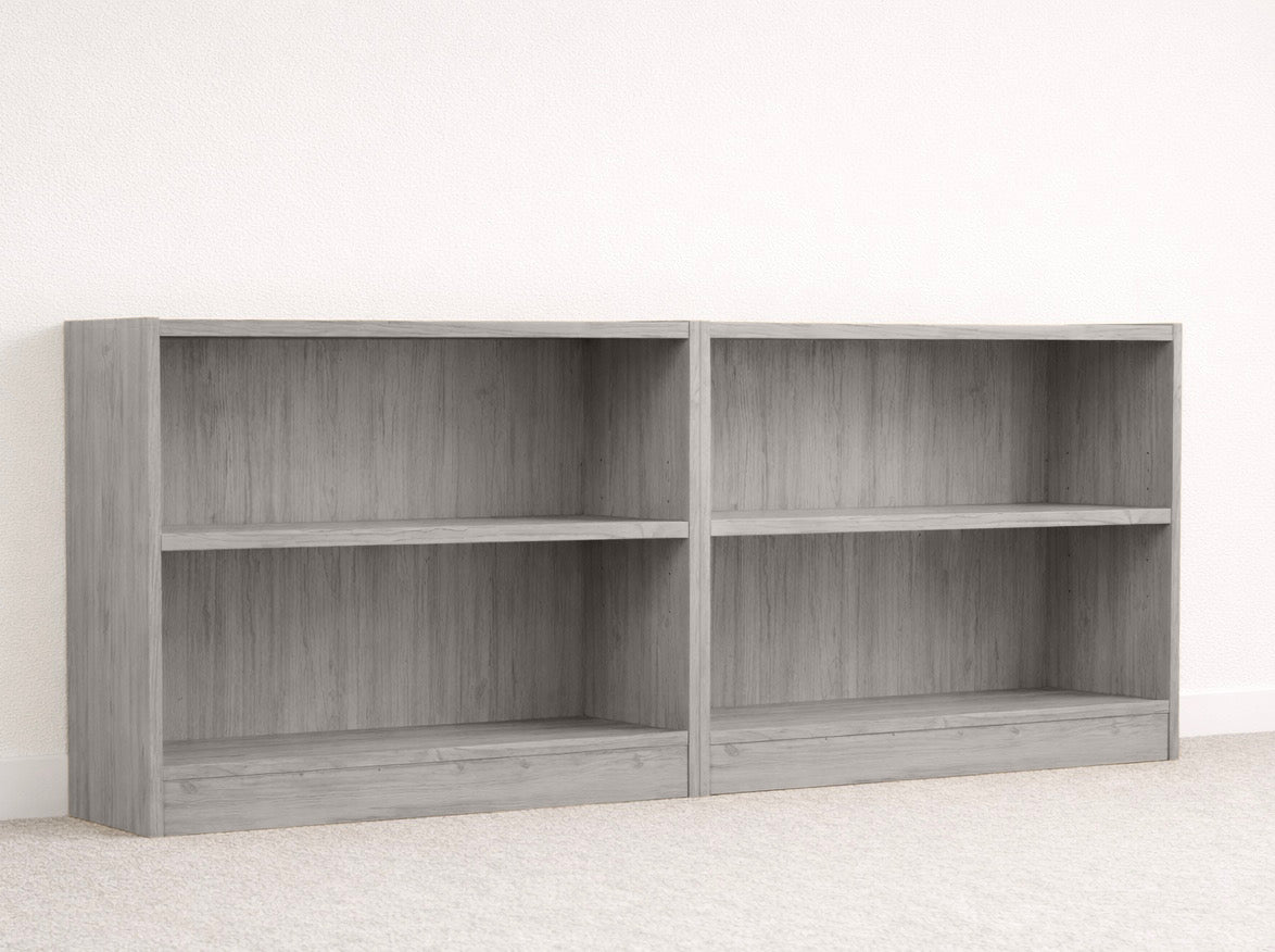 Small 2-Tier Bookcase (Set of 2)