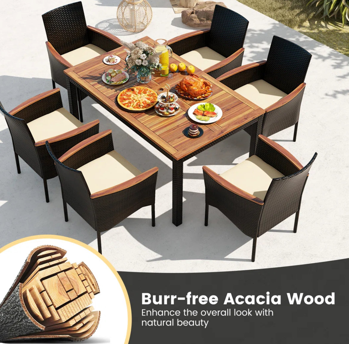 Outdoor Restaurant Dining Set