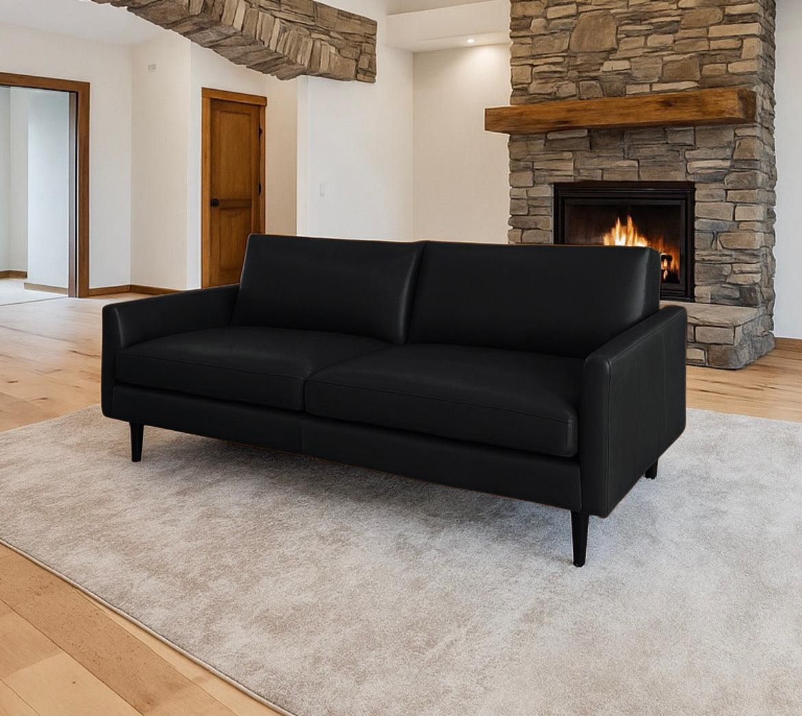 Classic Leather Sofa