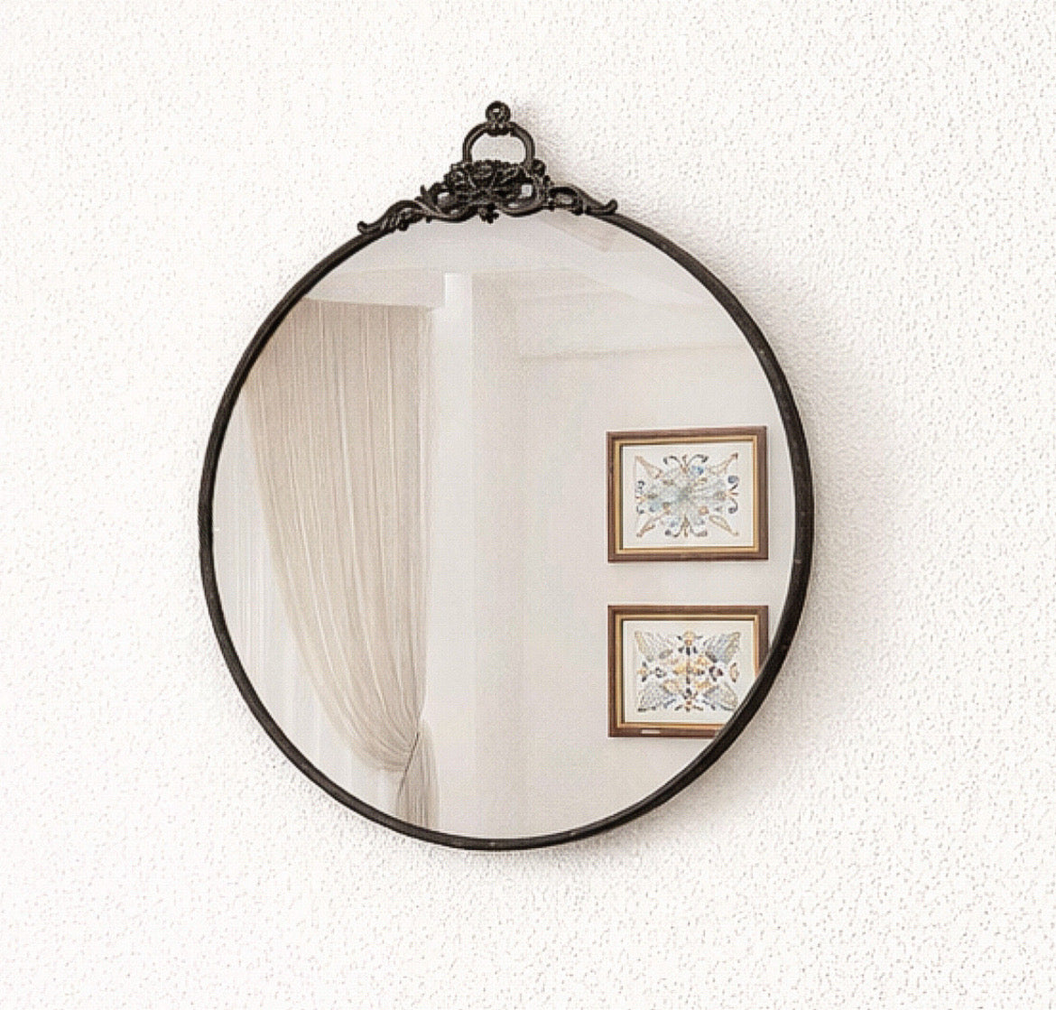Vintage Round Wall Mirror