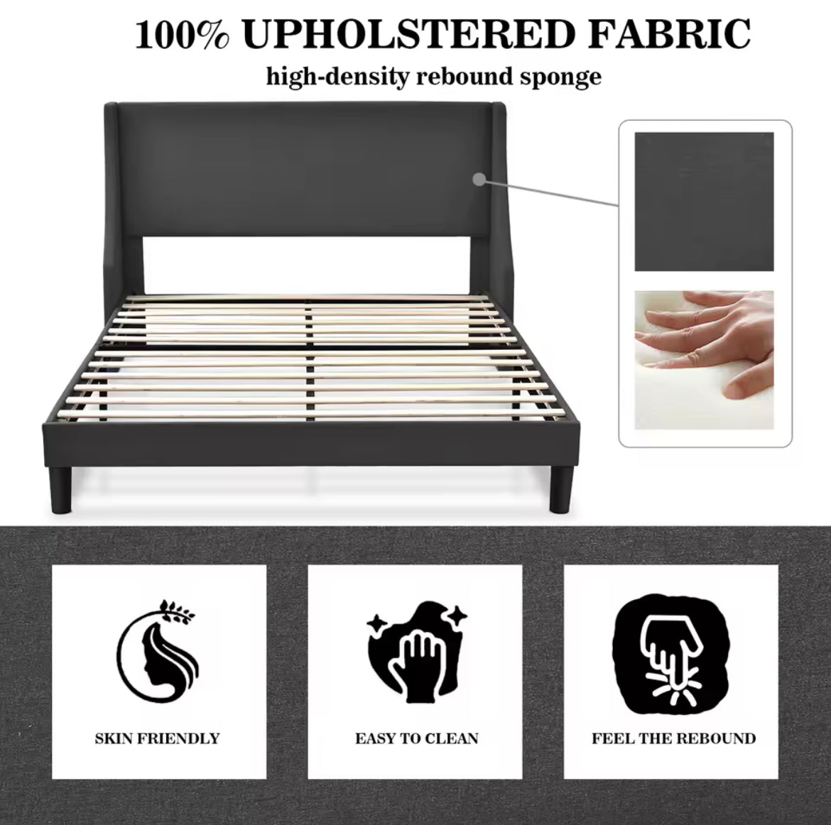 Fabric Bed Platform
