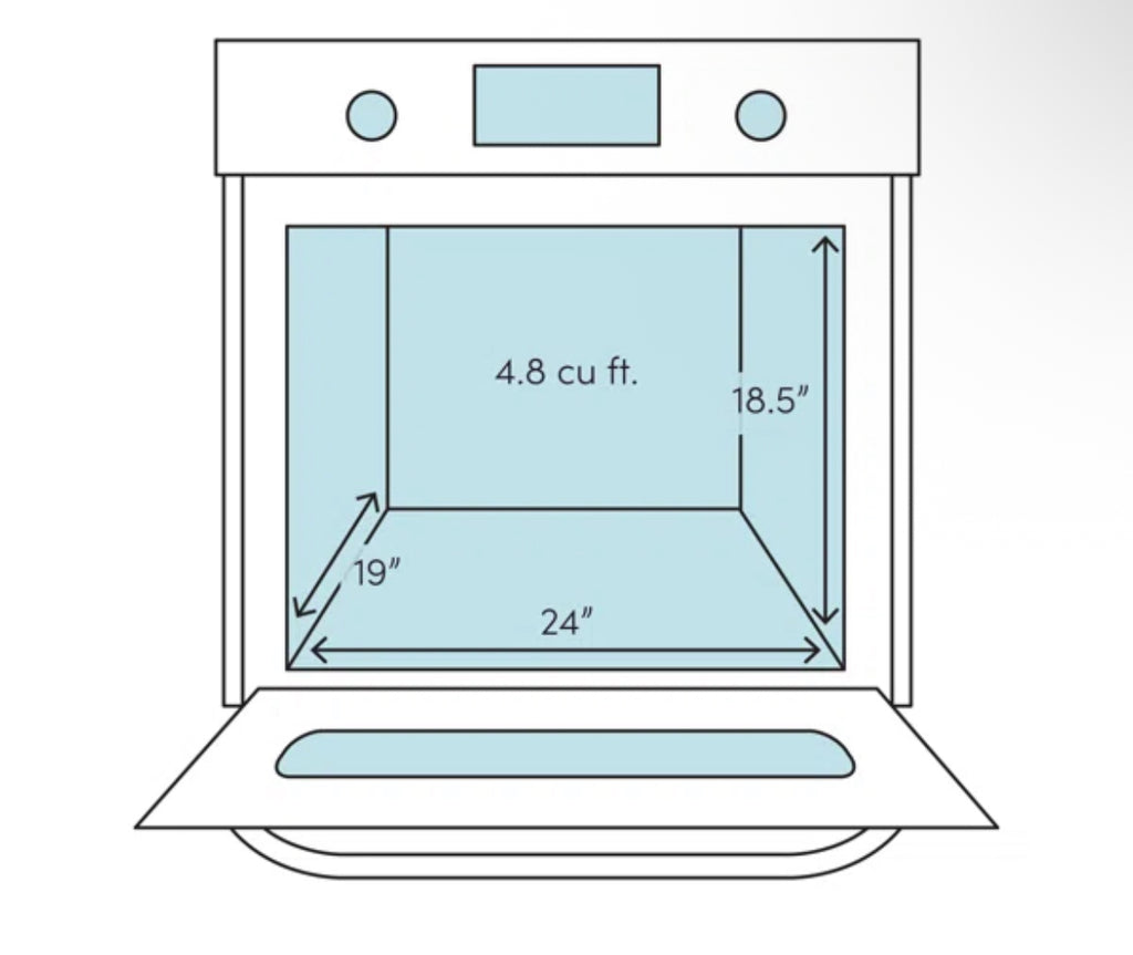 GE 30" 4.8 Cubic Feet Gas Stove w/ Safety Lock