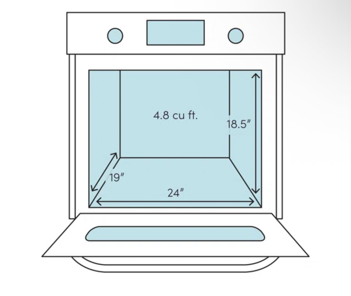 GE 30" 4.8 Cubic Feet Gas Stove w/ Safety Lock