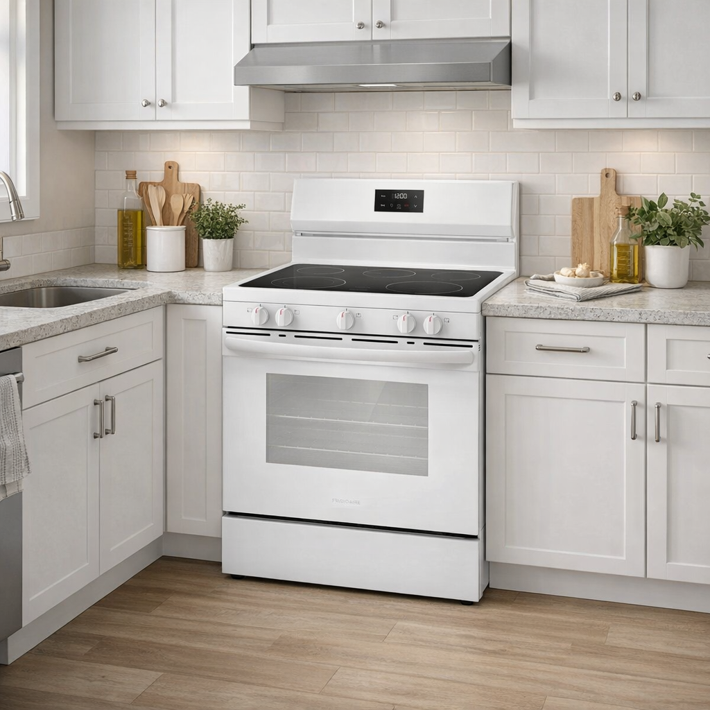 Frigidaire 30" 5.3 Cubic Feet Electric Stove w/ Safety Lock