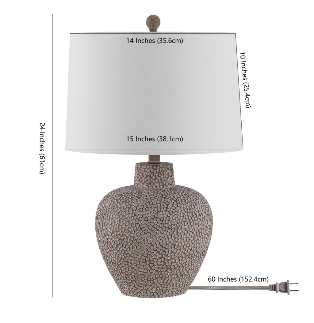 Exotic Resin Table Lamp
