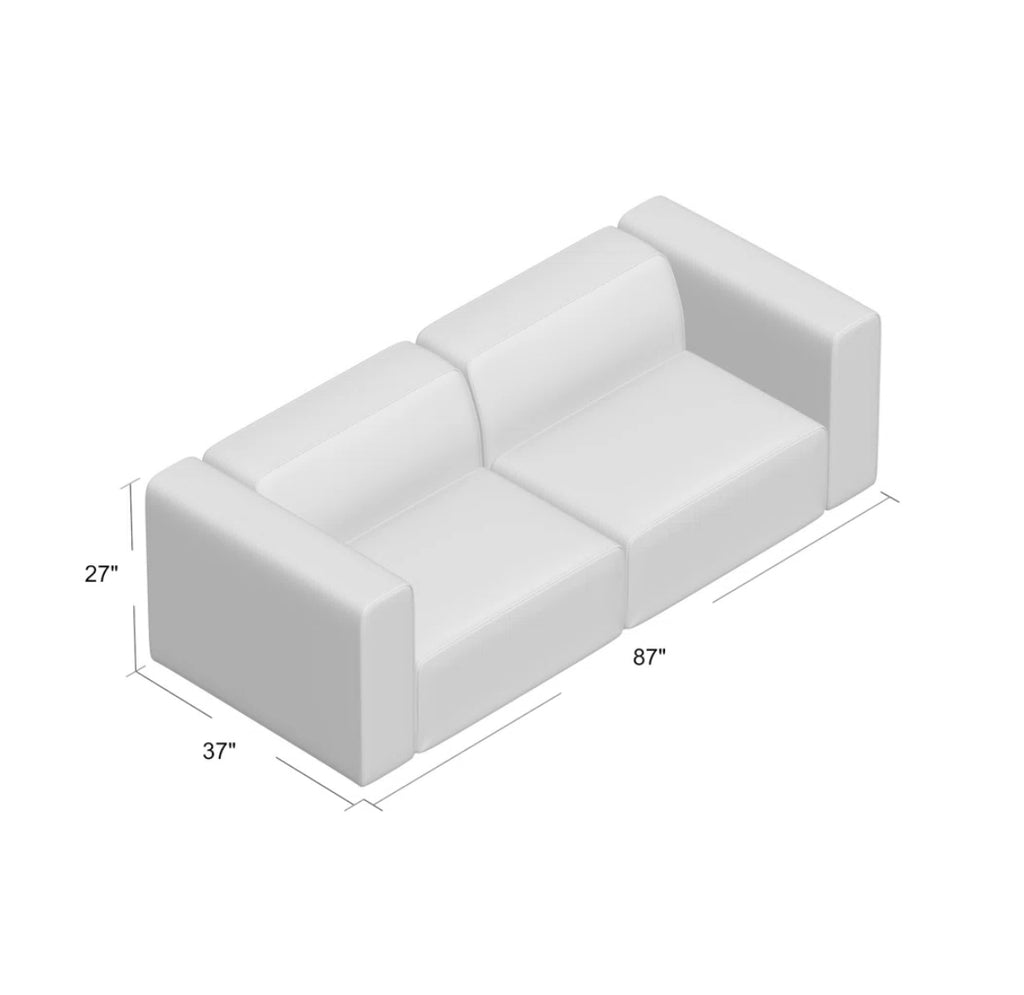 Deep-Seat Sectional Sofa