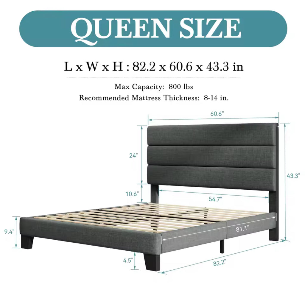 Linen Bed Platform