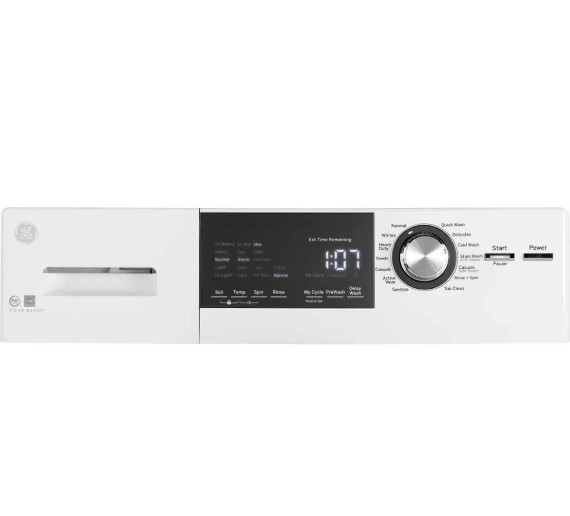 GE Front Load Washer & Electric Dryer