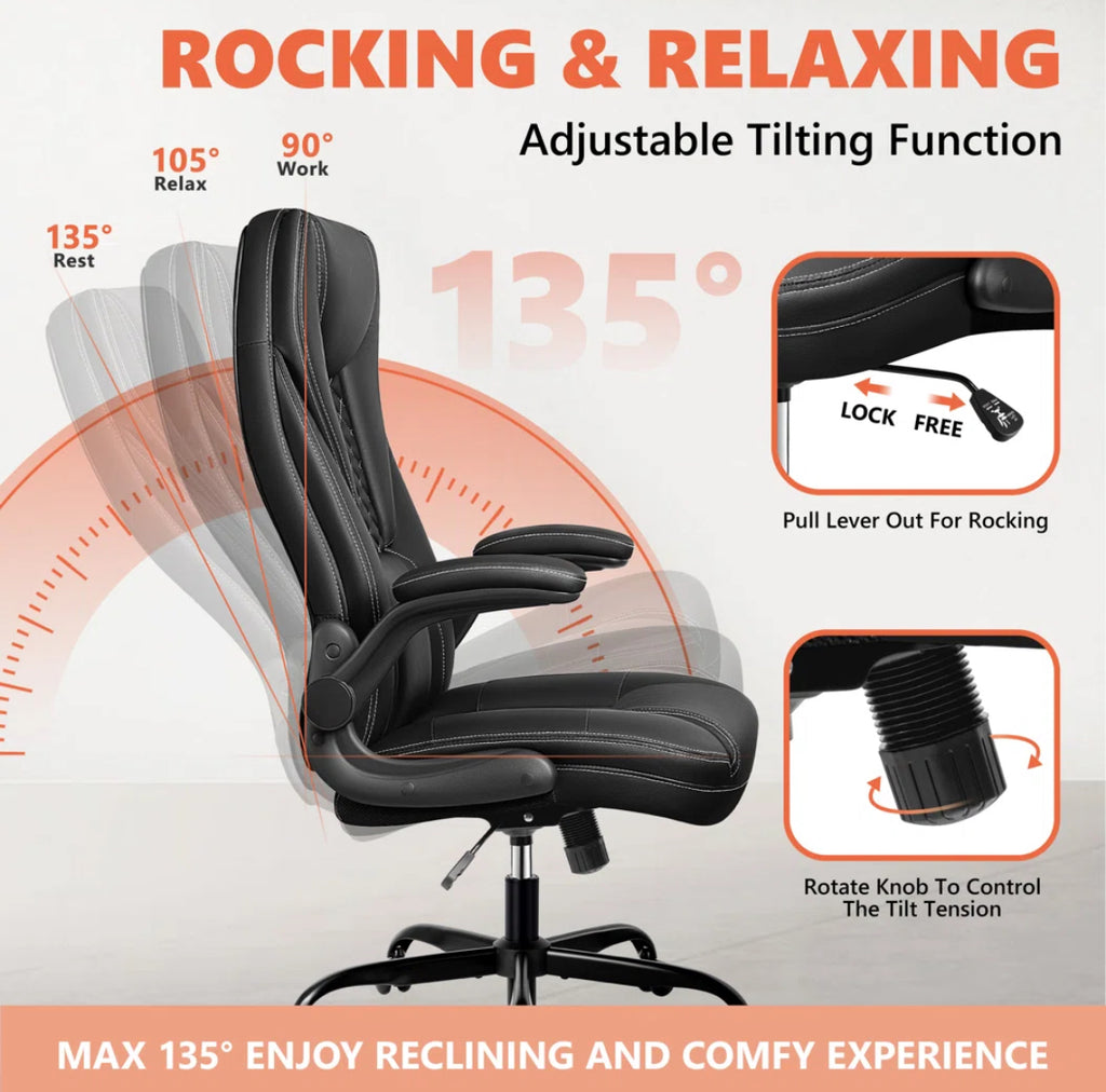 Executive Office Chair w/ Lumbar Support