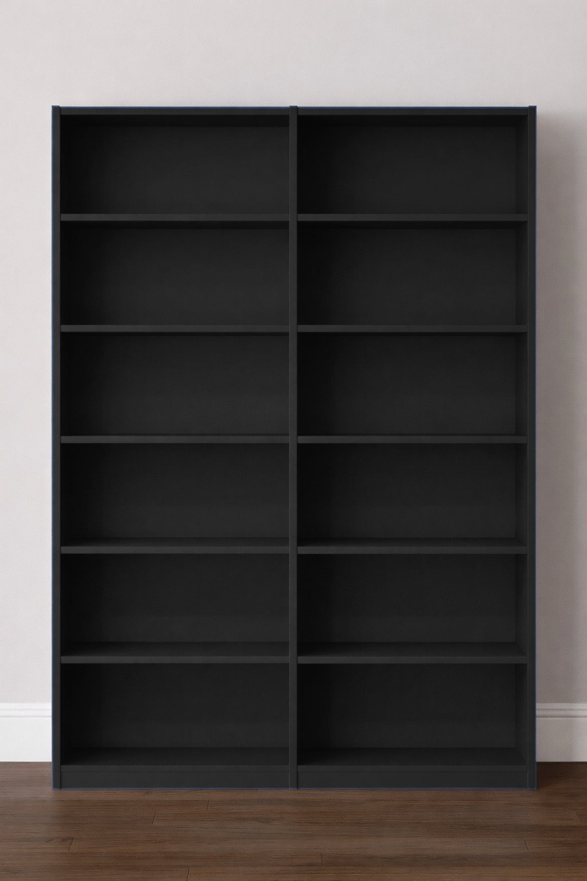 6-Tier Double Wide Bookshelf