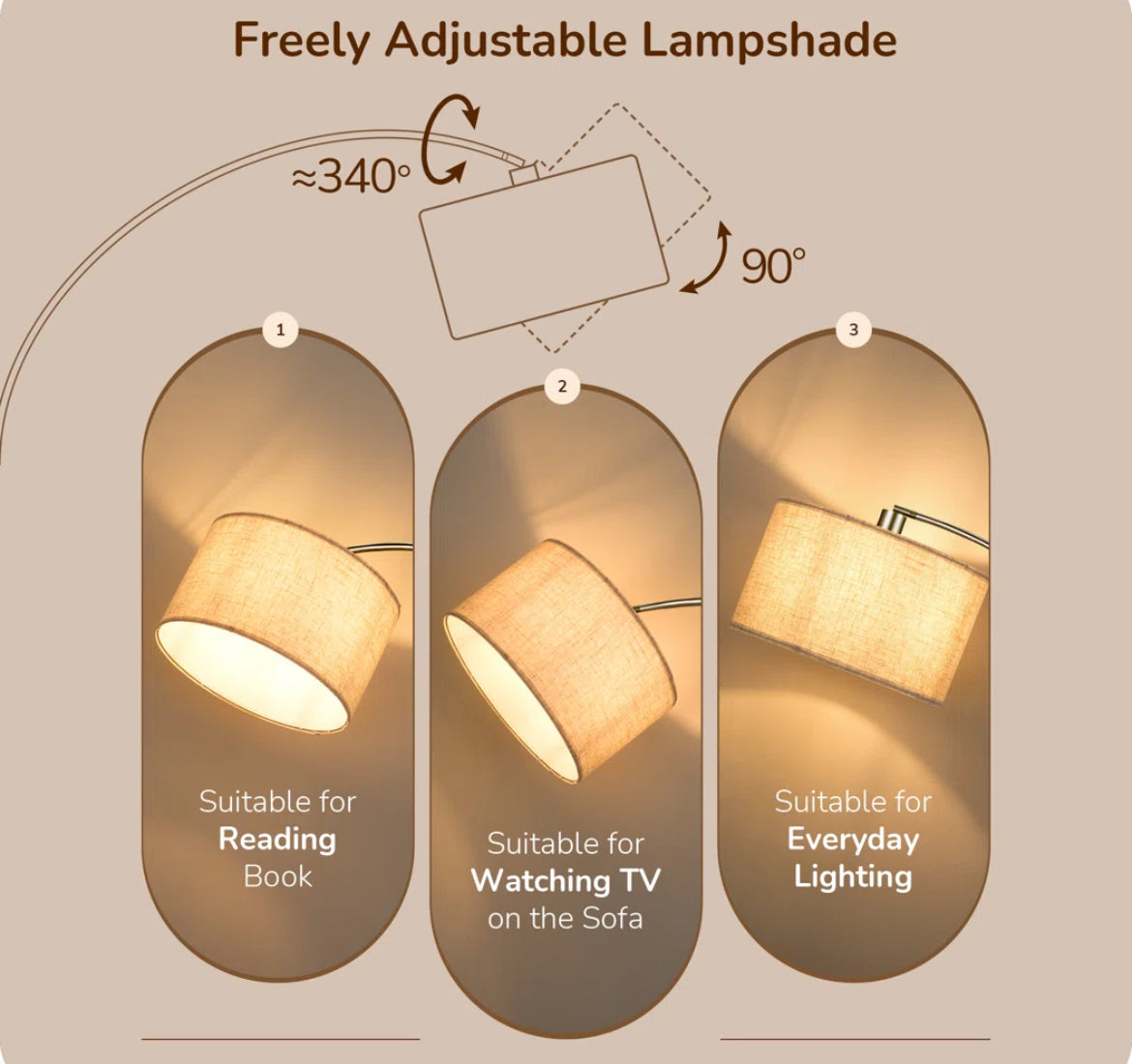 78.4" Arched Floor Lamp