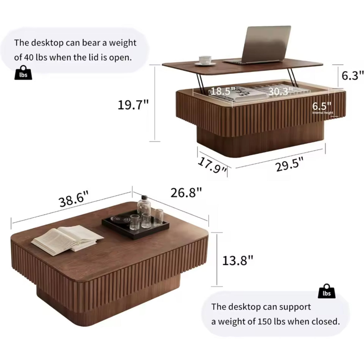 Lift Top Coffee Table
