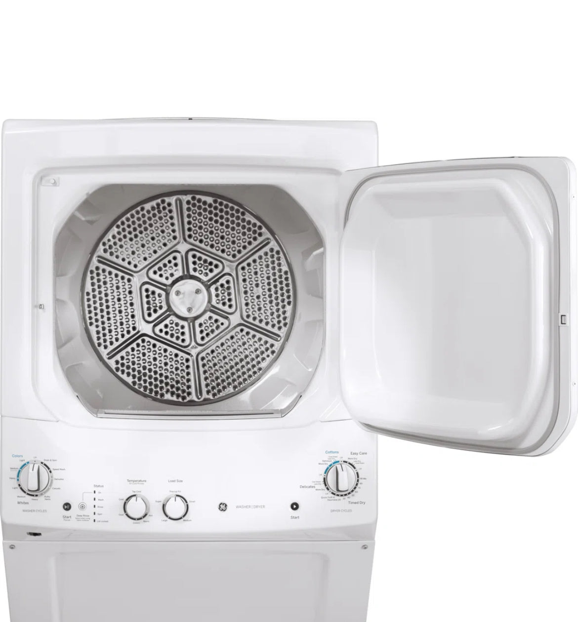 GE Top Load Washer & Dryer Laundry Center