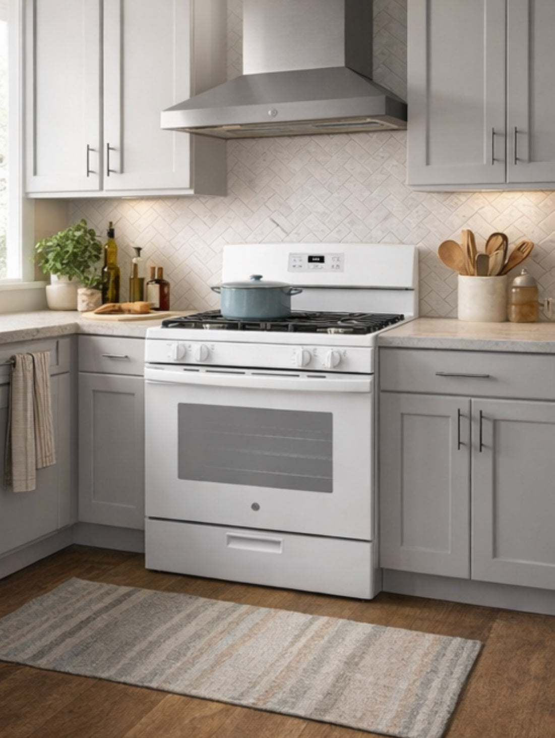 GE 30" 4.8 Cubic Feet Freestanding Gas Stove
