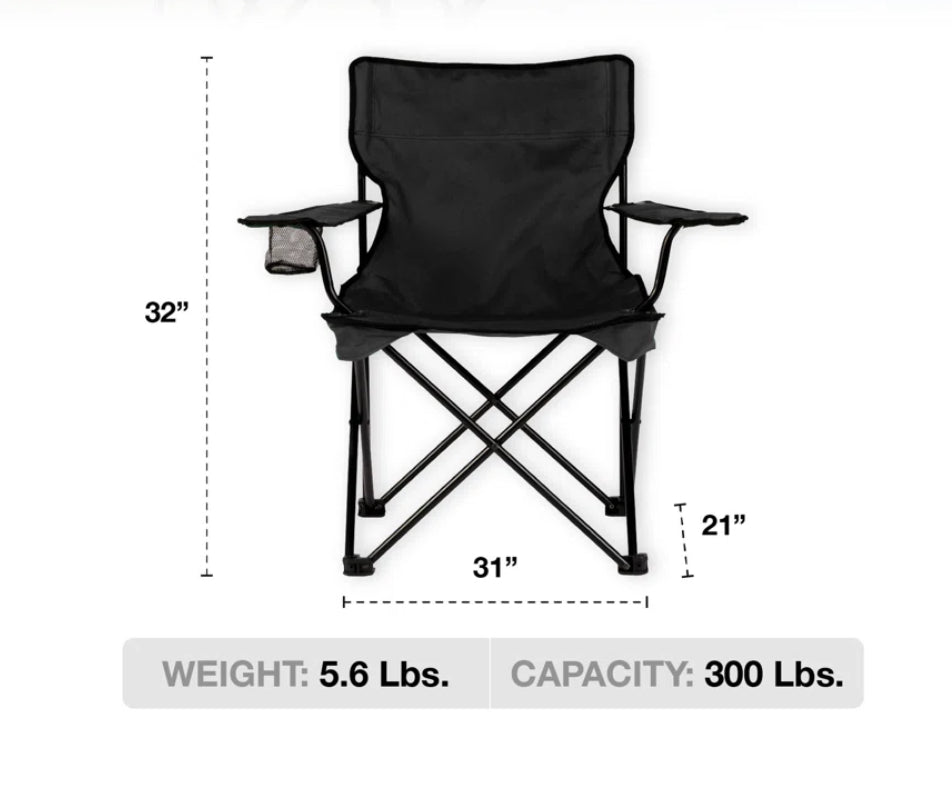 Folding Chair w/ Cup Holder