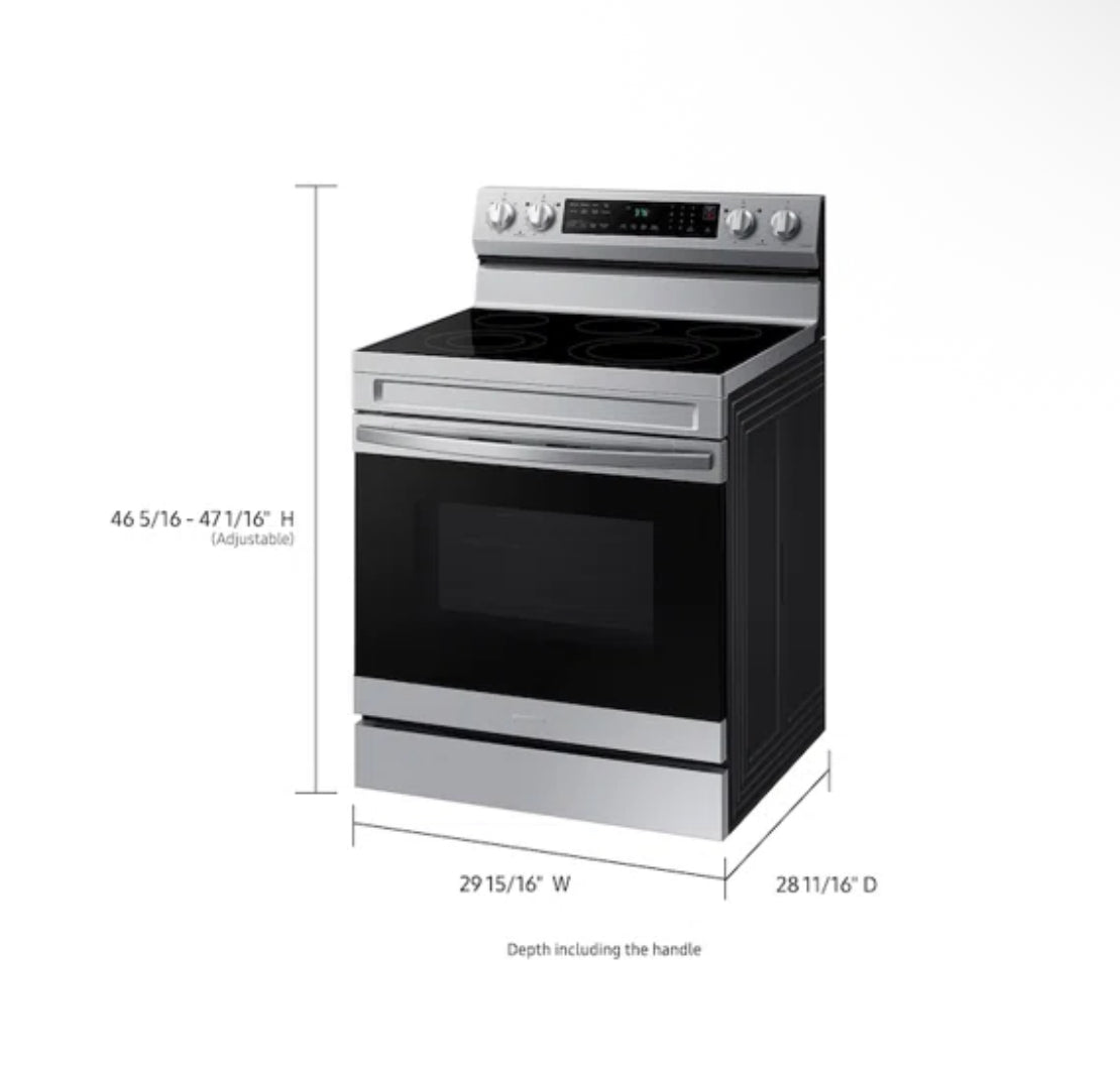 Samsung 6.3 Cubic Feet Smart Electric Stove