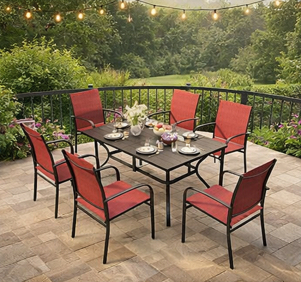 60" Long Dining Set
