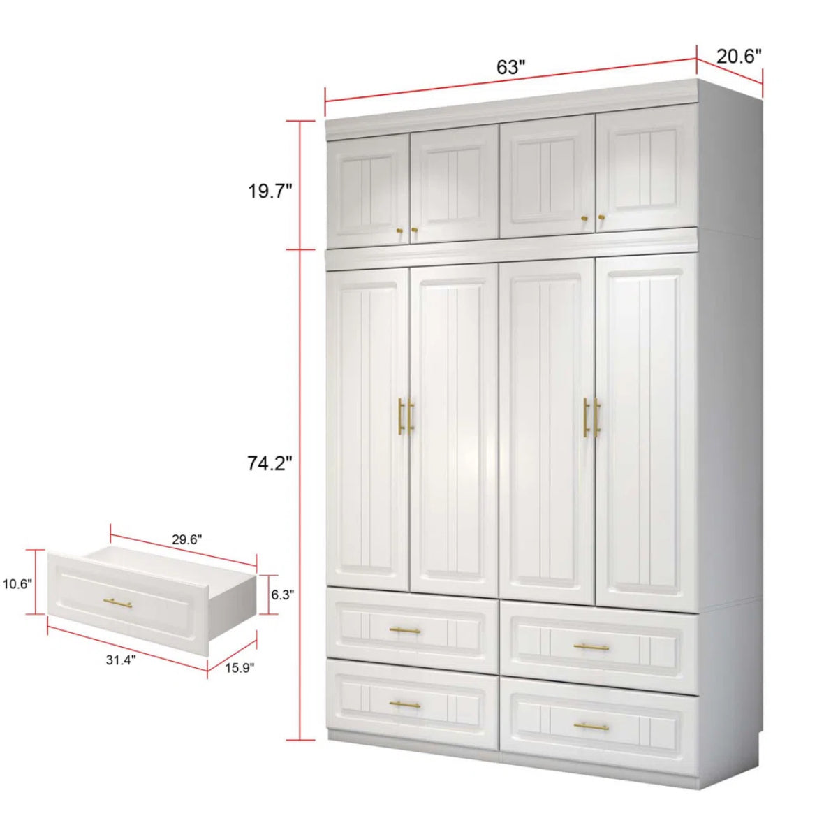 Tall Former Armoire