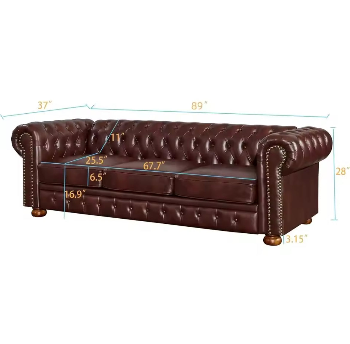 Nailhead Trim Sofa
