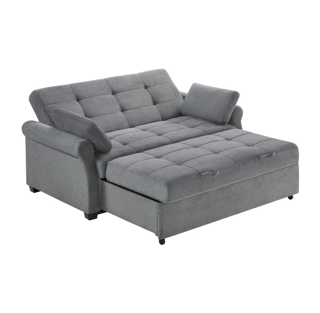 Convertible Sleeper Sofa Bed w/ Cushions