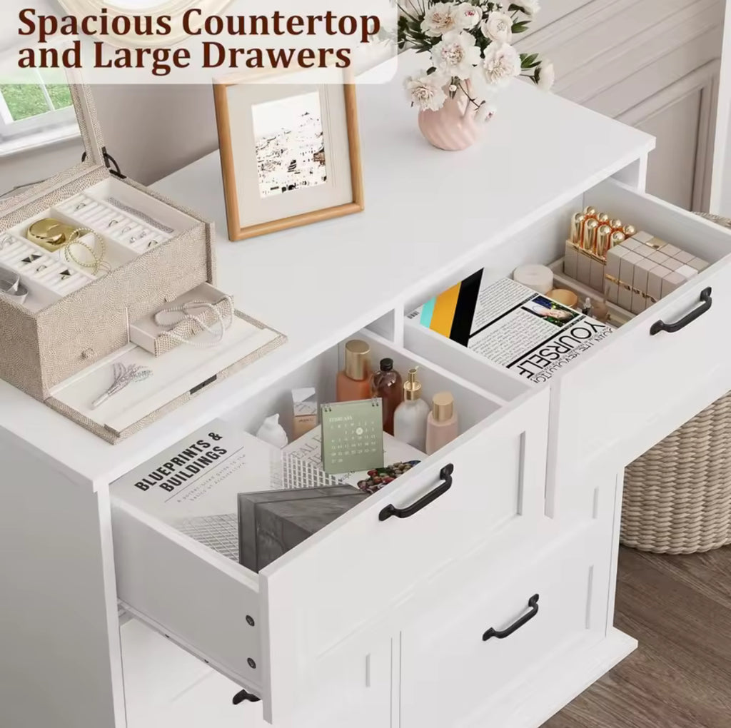 8-Drawer Wide Storage Chest