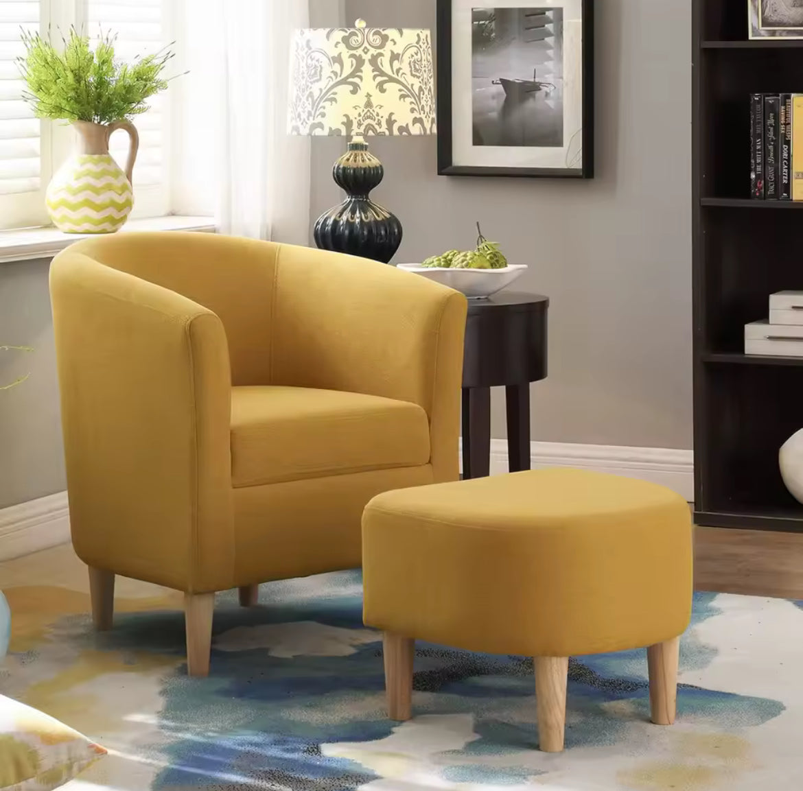 Ottoman Comfy Armchair
