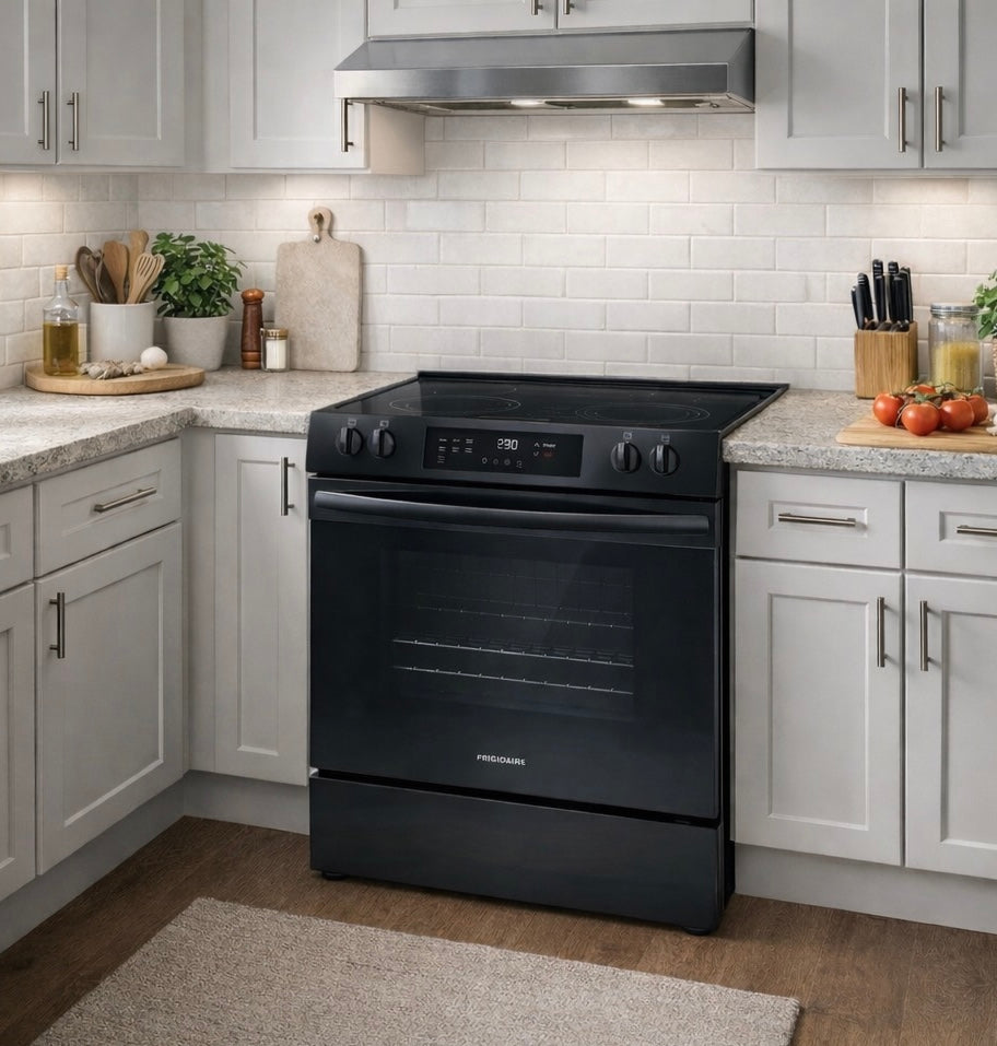 Frigidaire 30" 5.3 Cubic Feet Electric Self Cleaning Stove